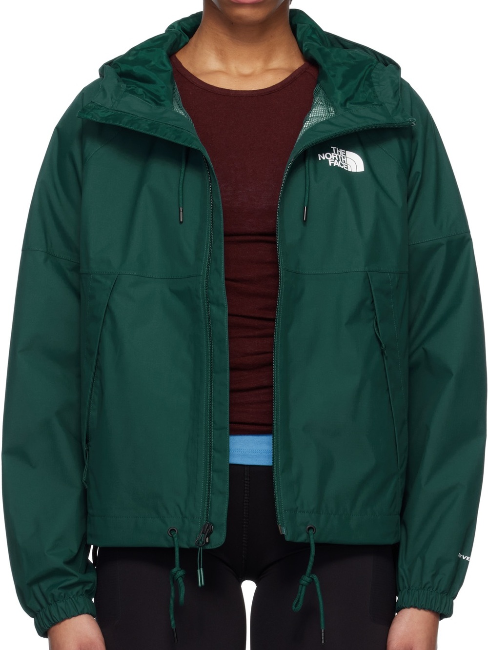 NWT The North Face Deep Nori Green Antora Rain Hoodie